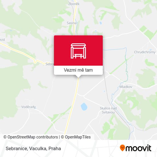 Sebranice, Vaculka mapa