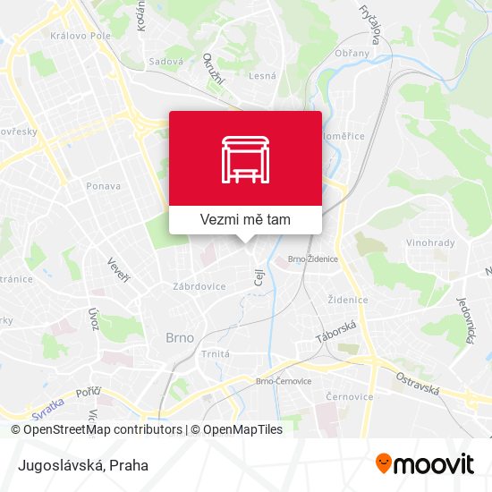 Jugoslávská mapa