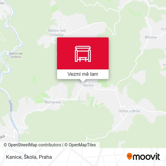 Kanice, Škola mapa