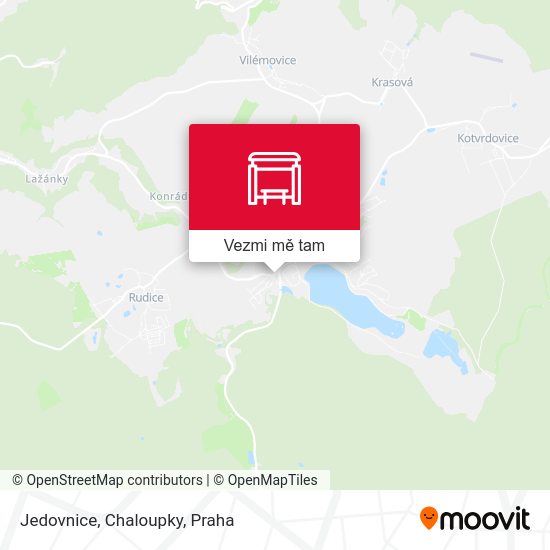 Jedovnice, Chaloupky mapa