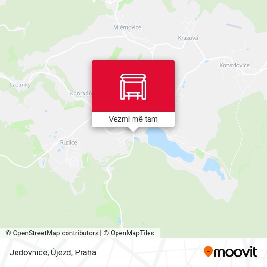Jedovnice, Újezd mapa