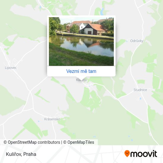 Kulířov mapa