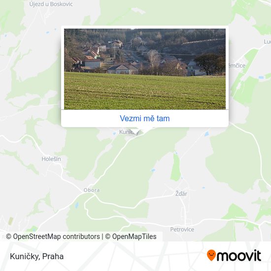 Kuničky mapa