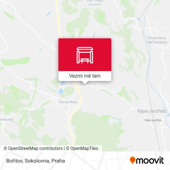 Bořitov, Sokolovna mapa