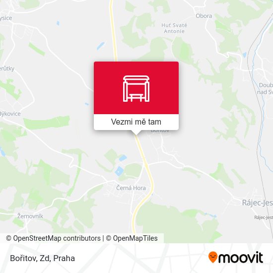 Bořitov, Zd mapa