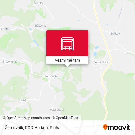Žernovník, POD Horkou mapa