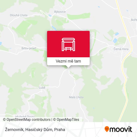 Žernovník, Hasičský Dům mapa