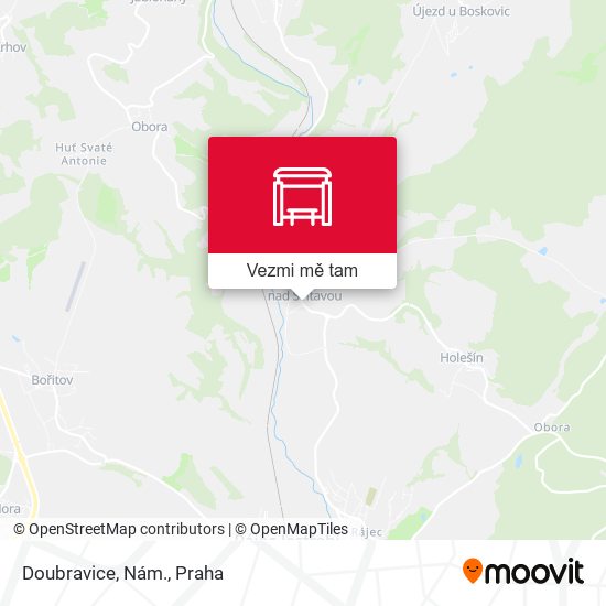 Doubravice, Nám. mapa