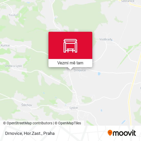 Drnovice, Hor.Zast. mapa