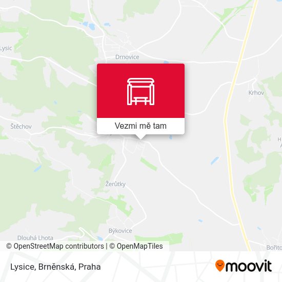 Lysice, Brněnská mapa