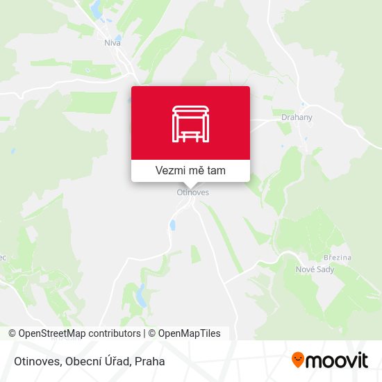 Otinoves, Obecní Úřad mapa