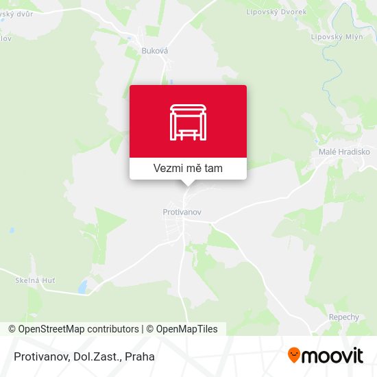 Protivanov, Dol.Zast. mapa