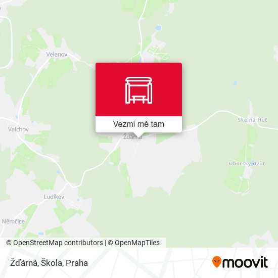 Žďárná, Škola mapa
