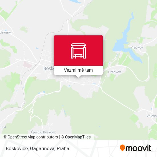 Boskovice, Gagarinova mapa