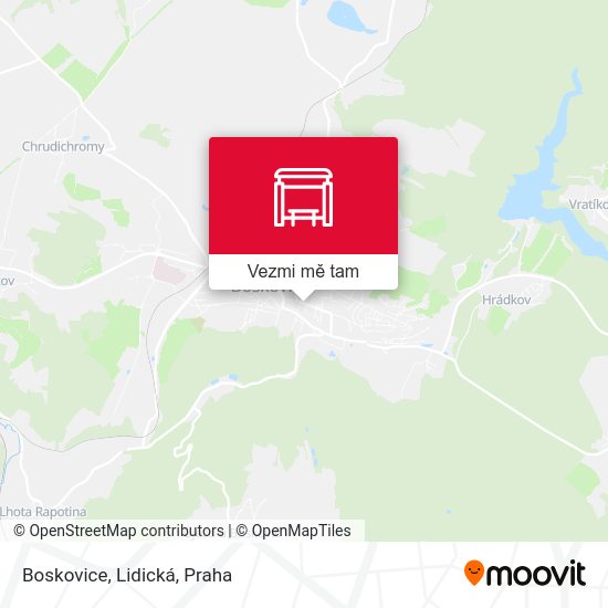 Boskovice, Lidická mapa