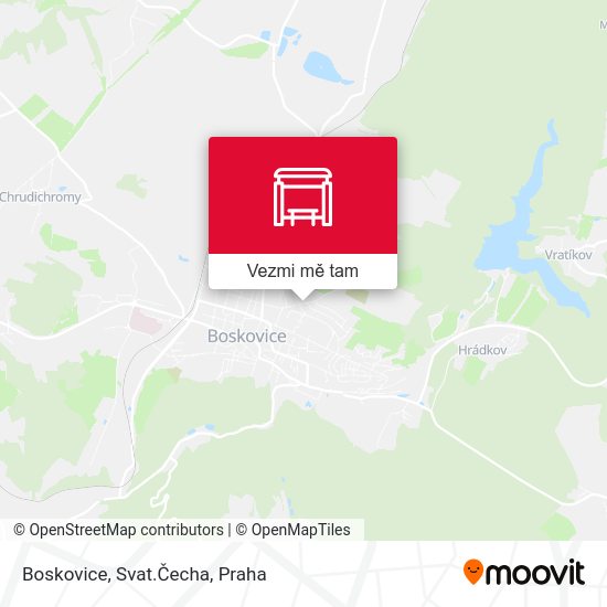 Boskovice, Svat.Čecha mapa