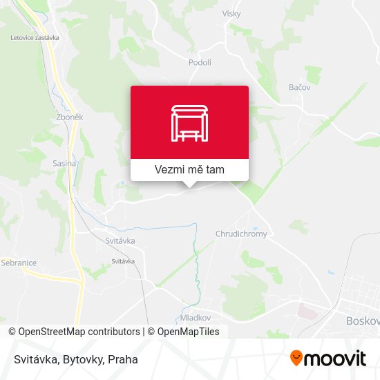 Svitávka, Bytovky mapa