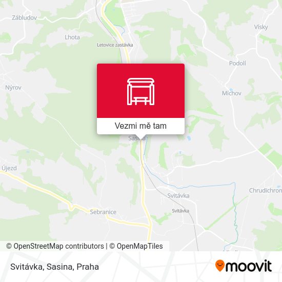 Svitávka, Sasina mapa