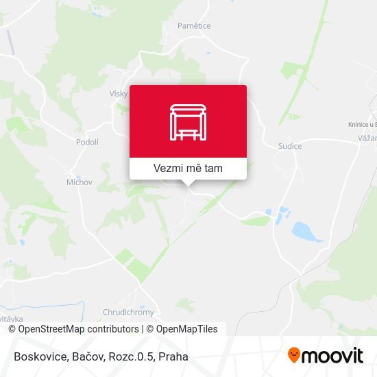 Boskovice, Bačov, Rozc.0.5 mapa