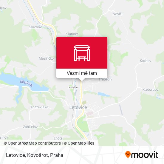 Letovice, Kovošrot mapa