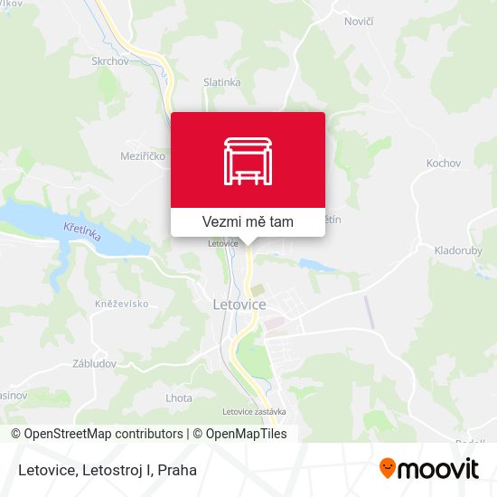 Letovice, Letostroj I mapa