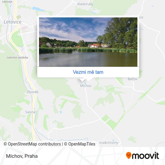 Míchov mapa
