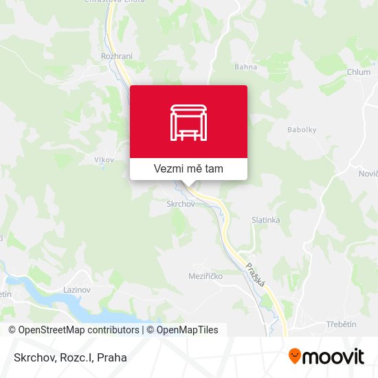 Skrchov, Rozc.I mapa
