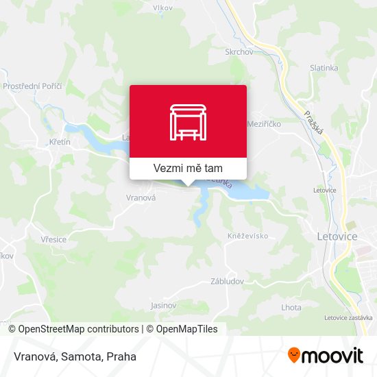 Vranová, Samota mapa