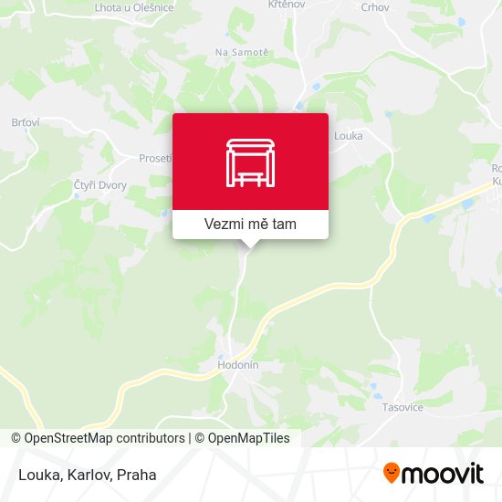 Louka, Karlov mapa
