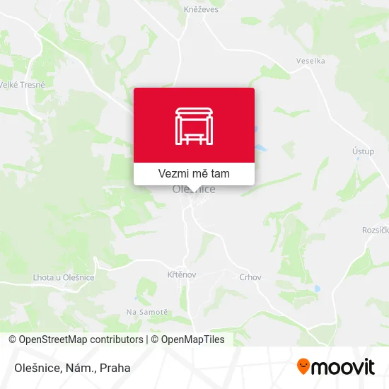Olešnice, Nám. mapa