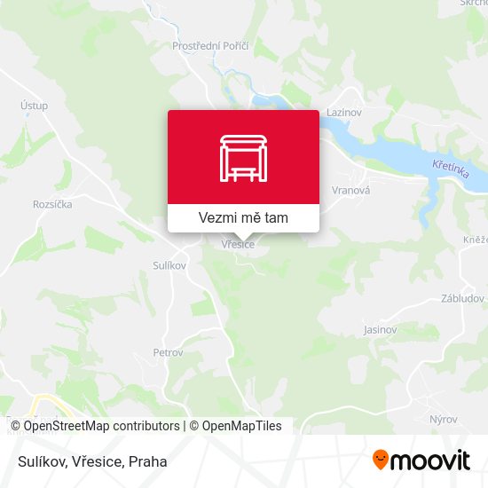 Sulíkov, Vřesice mapa