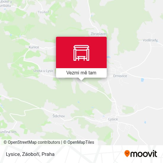Lysice, Záoboří mapa