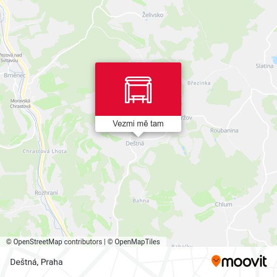 Deštná mapa