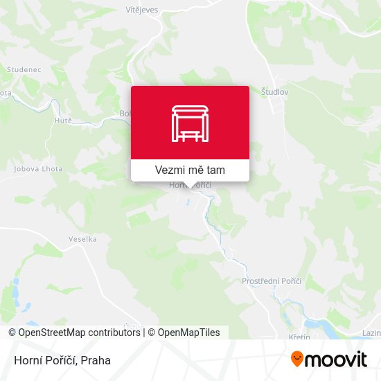 Horní Poříčí mapa