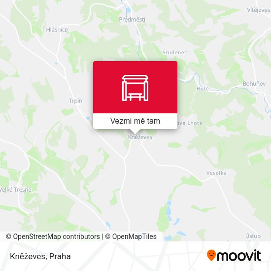 Kněževes mapa