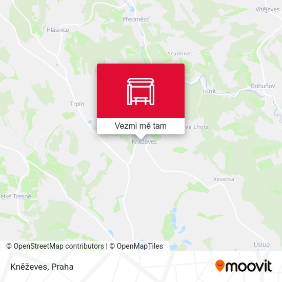 Kněževes mapa