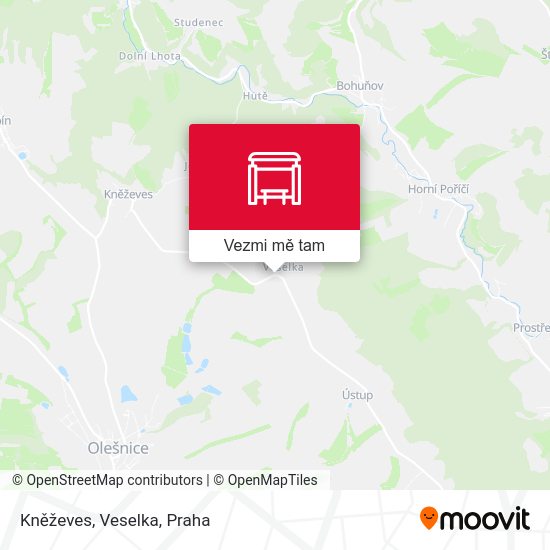 Kněževes, Veselka mapa