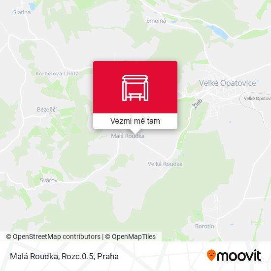Malá Roudka, Rozc.0.5 mapa