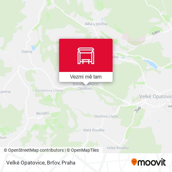 Velké Opatovice, Brťov mapa