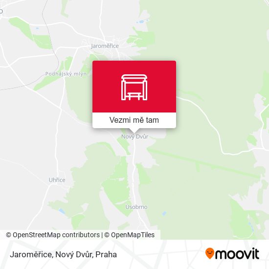 Jaroměřice, Nový Dvůr mapa
