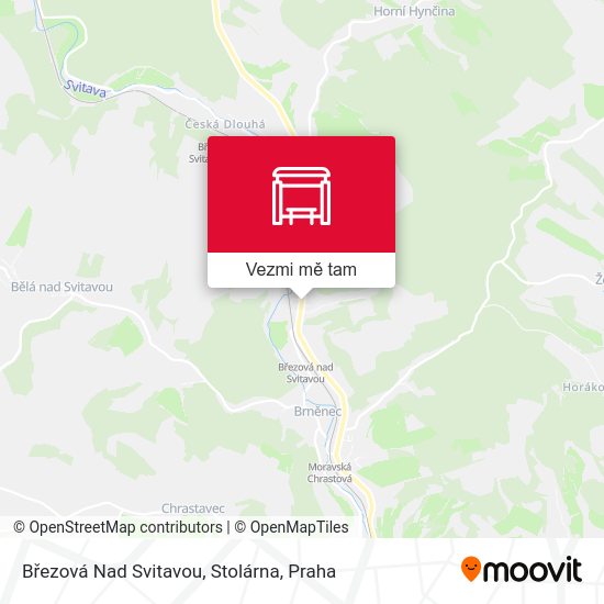 Březová Nad Svitavou, Stolárna mapa