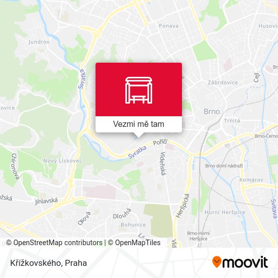 Křížkovského mapa