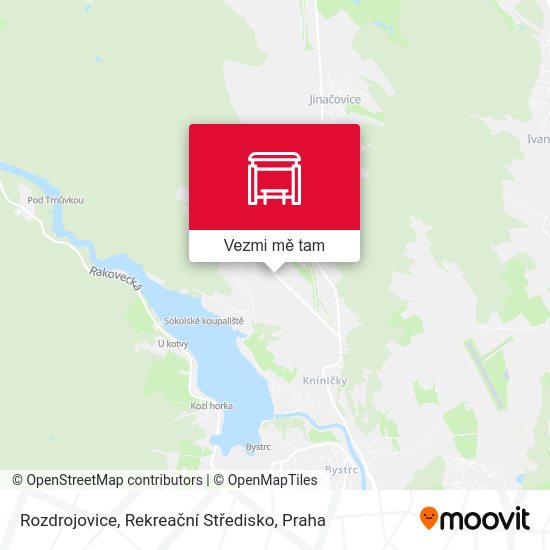 Rozdrojovice, Rekreační Středisko mapa