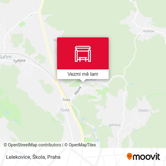 Lelekovice, Škola mapa