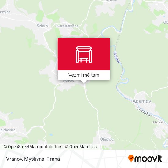 Vranov, Myslivna mapa