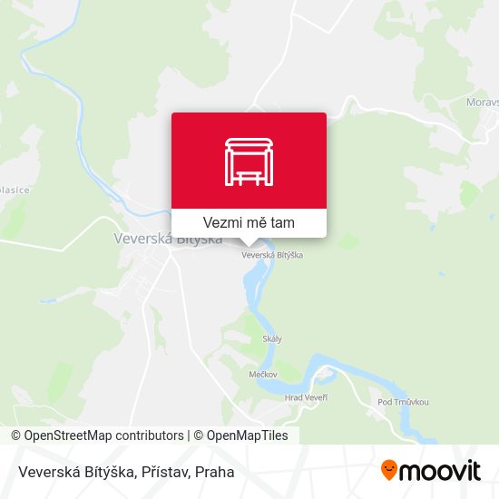Veverská Bítýška, Přístav mapa
