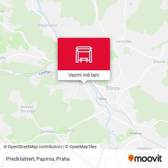 Předklášteří, Papírna mapa