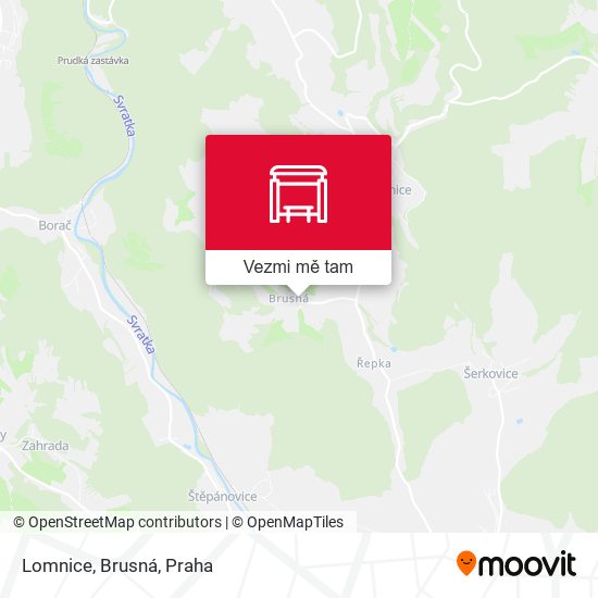 Lomnice, Brusná mapa