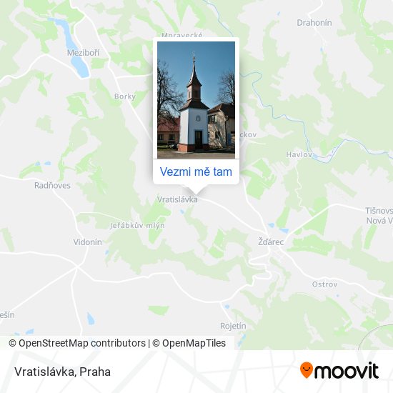 Vratislávka mapa