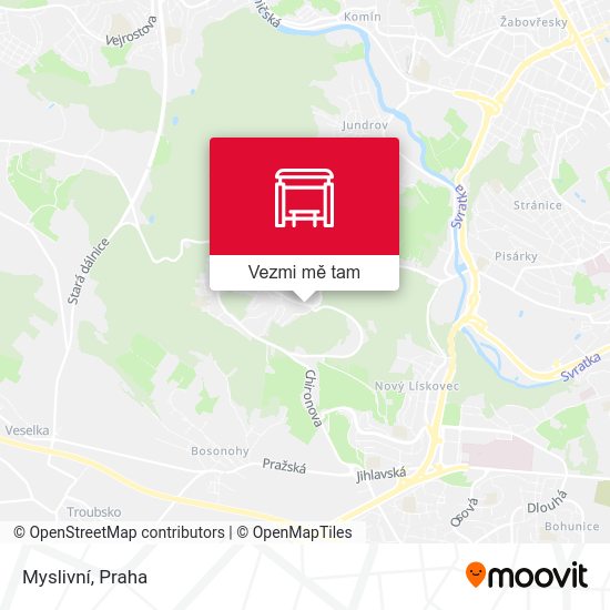 Myslivní mapa
